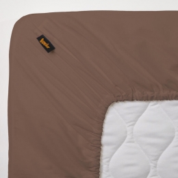 Superieur-Hoeslaken-Katoen-Taupe-90x200cm