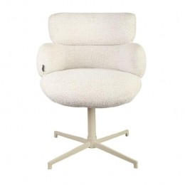 Bronx71EetkamerstoelCocogemleerdestofbeige