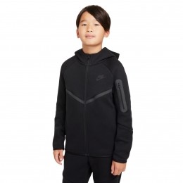 NikeTechFleeceSportswearVestKidsZwartDonkergrijs