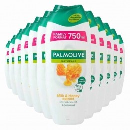 12xPalmoliveDouchegelMilkHoney750ml