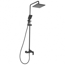 Beliani-CATAGENA-Douchemengkraansetmetregendouche-Zwart-Messing