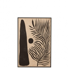 J-LinekaderBladAbstract-schilderij-houtcanvas-brui
