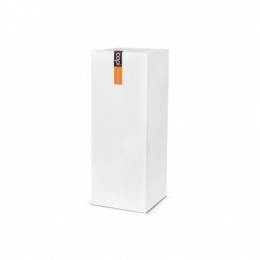 CapiLuxWhitePotvierkantwit25x25x67cm