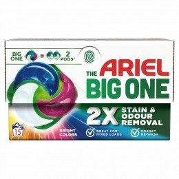 Ariel3in1WasmiddelPodsTheBigOneColor15stuks
