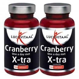 GratisVerzending2xLucovitaalCranberryX-traOneaDay120capsules