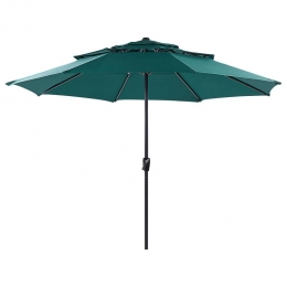 Beliani-BIBIONE-Parasol-Groen-270cm-Polyester