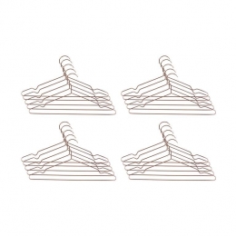 QUVIOKledinghangersetvan20-Metaal-Koperkleur