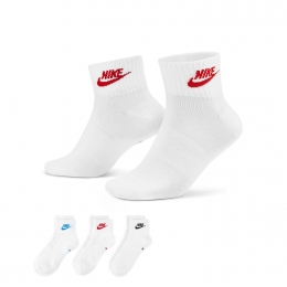 NikeSportswearEverydayEssentialKorteSportsokken3-PackWitMulticolor