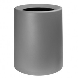 QUVIOPrullenbakplasticmetbinnenemmer-12L-Donkergrijs