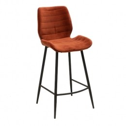 Bronx71VelvetbarkrukTobykoper71cm