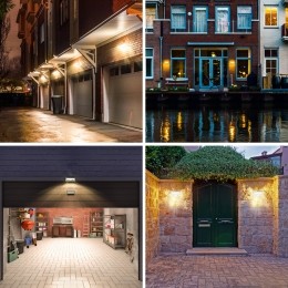 2xBurleyLEDSolarWandlampmetbewegingssensor3lichtstanden21LEDS3000Kwarmwit