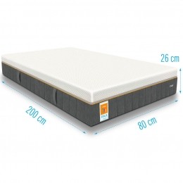 MatrasESLAVitaalGelfoamPocketvering80x200dikte26cm