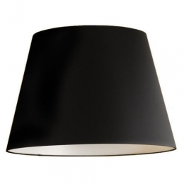 Tolomeolampenkap42zwartsatijn