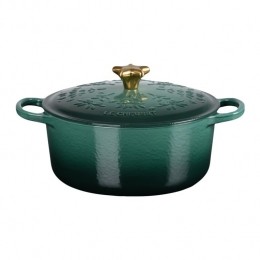 LeCreusetSignatureKerstBraadpan24cm-Artichaut
