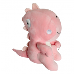 KenjiBlockydinoknuffel-35cm-roze