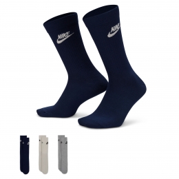 NikeNSWSportsokken3-PackMulticolorZwartGrijsBeige