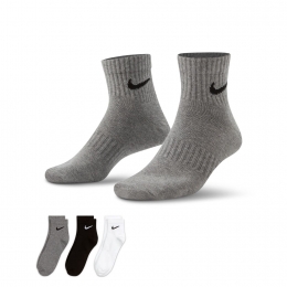 NikeEverydayLightweightSportsokken3-PackMulticolorGrijsZwartWit