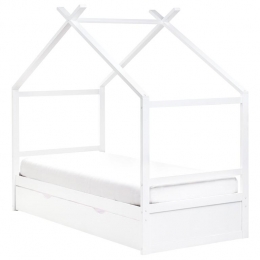 Beliani-ORGEVAL-Daybedvoorkinderen-Wit-90x200cm-Grenenhout