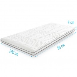 KoudschuimTopdekmatrastopper80x200dikte9cm