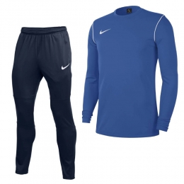 NikePark20CrewTrainingspakKidsBlauwWit