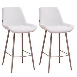 Bronx71ScandinavischebarkrukMaudgerecycledestofoffwhite74cm-