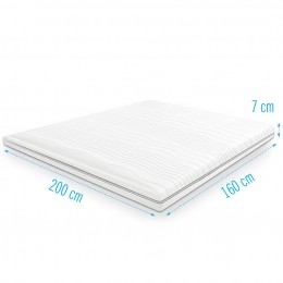 KoudschuimTopdekmatrastopper160x200dikte7cm