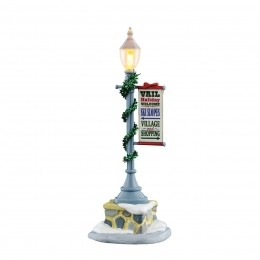 KerstdorpminiatuurVailLampPost12x5x20cm-Lemax