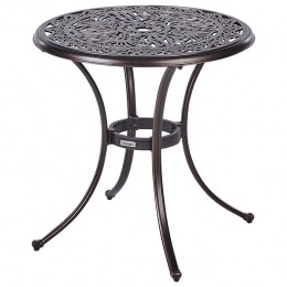 Beliani-ANDALO-Tuintafel-Bruin-Aluminium
