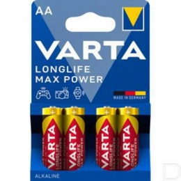 VartaLonglifeMaxPowerAlkalineBatterijenAA4stuks