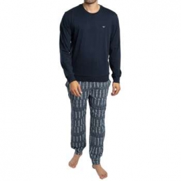 PyjamasnachthemdenEmporioArmaniAOPpyjamasetmetlangemouwen