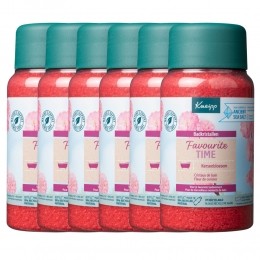 6xKneippBadkristallenFavouriteTimeCherryBlossom600gr