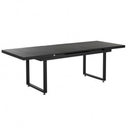 Beliani-VALCANETTO-Tuintafel-Zwart-90x180240cm-Aluminium