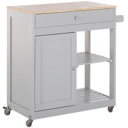 Beliani-TRAPANI-Keukentrolley-Lichtgrijs-MDF