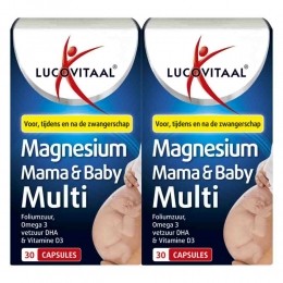 GratisVerzending2xLucovitaalMagnesiumMamaBabyMulti30capsules