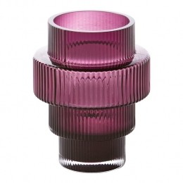 POLSPOTTENStepsWaxinelichthouder-Paars