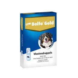 BolfoGoldAntiVlooiendruppelsHondVanaf25kg2pipetten