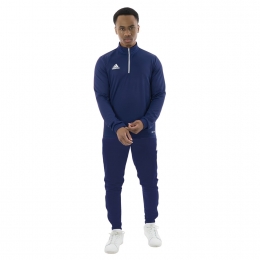 adidasEntrada22TrainingspakDonkerblauwWit
