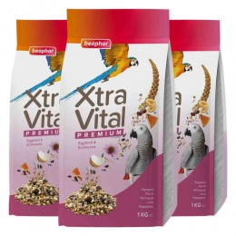 3xBeapharXtraVitalPapegaai1kg