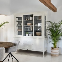 RiviraMaisonBuffetkastBedfordCabinetXLMangohout220x198cm-Wit