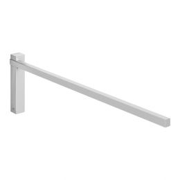 ZackCarvoHanddoekhouder-ZilverMatGeborsteld