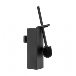 XIVADAToiletborsterhouderCira-Vierkant-Boren-Rvs-Zwart