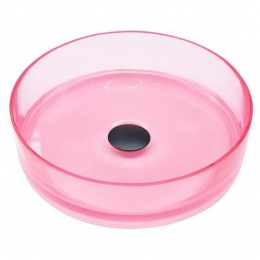 Beliani-TOLOSA-Wastafel-Roze-Solidsurface