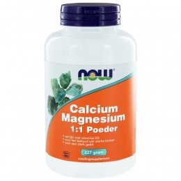GratisVerzending2xNOWCalciumMagnesiumPoeder227gr