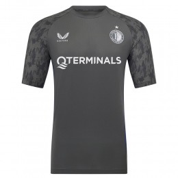 CastoreFeyenoordTrainingsshirt2025-2026DonkergrijsWit