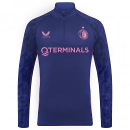 CastoreFeyenoordTrainingstrui14-Zip2025-2026DonkerblauwRoze