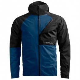 Ortovox-PizSelva25LJacket-RegenjasmaatXXLblauw