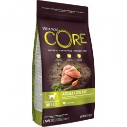 4xWellnessCoreHondenvoerHealthyWeightKalkoen18kg