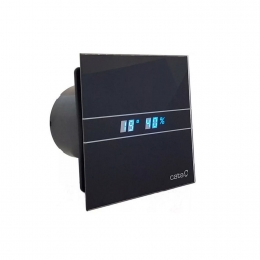 BadkamerVentilatorCataE-100GBTHTimerEnVochtsensor100mm4W8WZwart