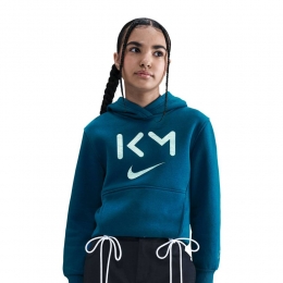 NikeKylianMbappClubFleeceHoodieKidsBlauwgroenLichtblauw