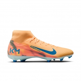 NikeZoomMercurialSuperfly10MbappAcademyGrasKunstgrasVoetbalschoenenMGLichtoranjeTurquoise